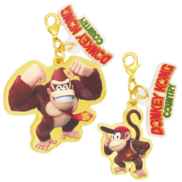 Universal Studios Japan - Super Nintendo World - Donkey Kong/Diddy Kong - Charm Set (2 pieces)