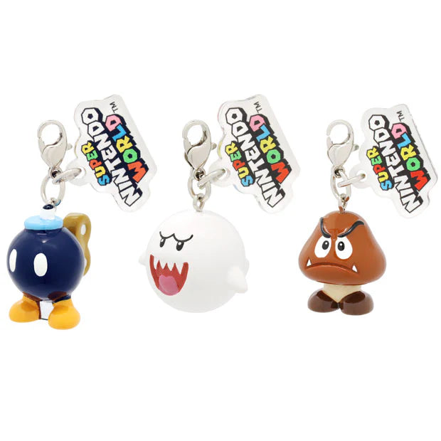 Universal Studios Japan - Super Nintendo World - Bomber/Boo/Goombas - Charm Set (3 pieces)