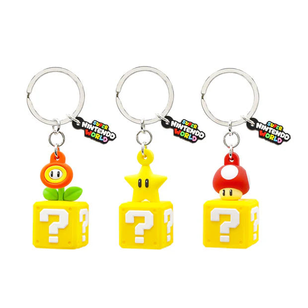 Universal Studios Japan - Super Nintendo World - Question Mark Block - Keychain Set (3 pieces)
