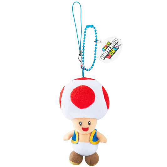 MAY 1 PREORDER - Universal Studios Japan - Super Nintendo World - Toad - Plush Keychain
