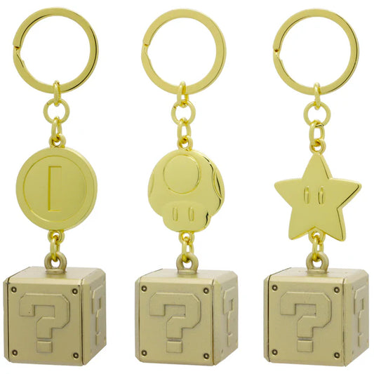 Universal Studios Japan - Super Nintendo World - Question Mark Block - Keychain Set (3 pieces)