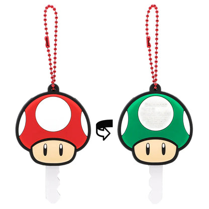 Universal Studios Japan - Super Nintendo World - Super Mushroom/Super Star - Key Cover Set (2 pieces)