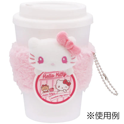 Universal Studios Japan - Hello Kitty / Tiny Chum - Cup Sleeve Keychain