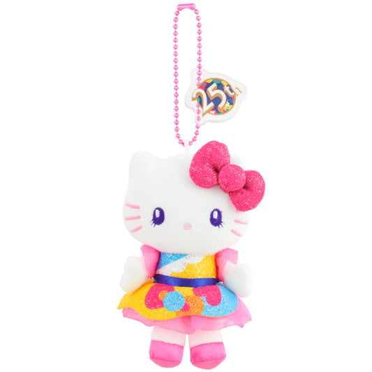 Universal Studios Japan - 25th Anniversary - Hello Kitty - Plush Keychain