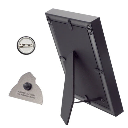 MAY 1 PREORDER - Universal Studios Japan - 25th Anniversary - Classic Rides - Jurassic Park / Jaws / Back to the Future / E.T. / Woody Woodpecker - Set of Framed Pin Badges (6 pieces)