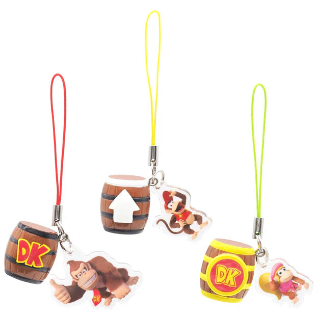 Universal Studios Japan - Super Nintendo World - Donkey Kong/Diddy Kong/Dixie Kong - Strap Set (3 pieces)