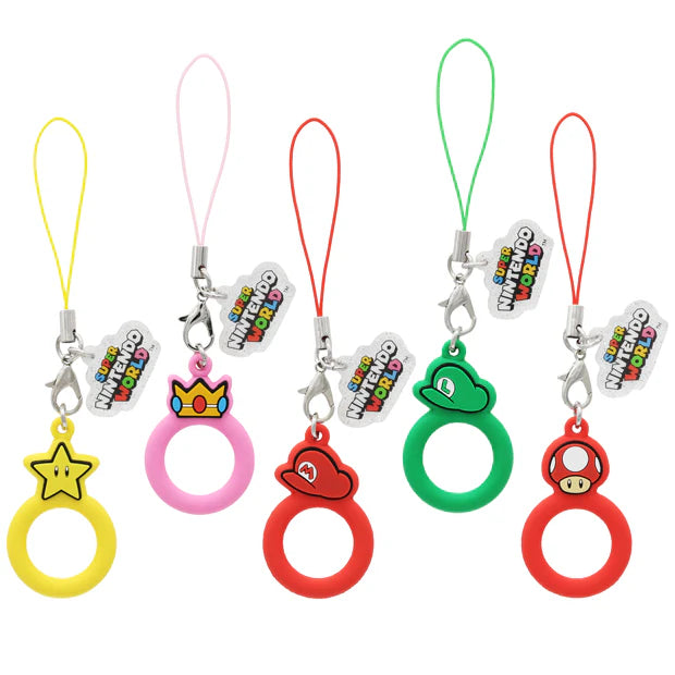 Universal Studios Japan - Super Nintendo World - Smartphone Ring and Strap Set (5 pieces)
