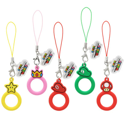 Universal Studios Japan - Super Nintendo World - Smartphone Ring and Strap Set (5 pieces)