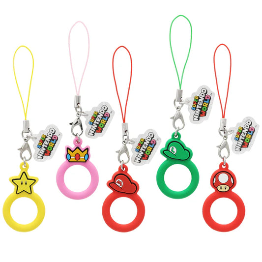Universal Studios Japan - Super Nintendo World - Smartphone Ring and Strap Set (5 pieces)