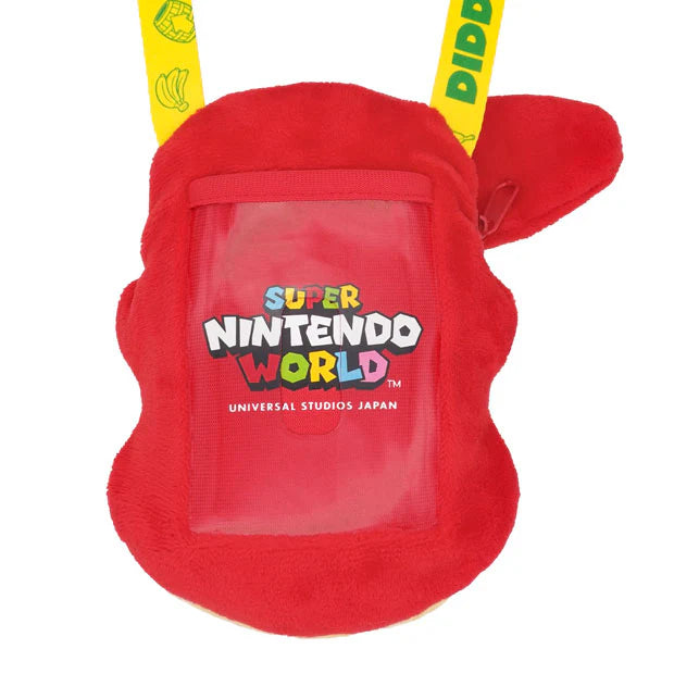 Universal Studios Japan - Super Nintendo World - Diddy Kong - Plush Pass Case
