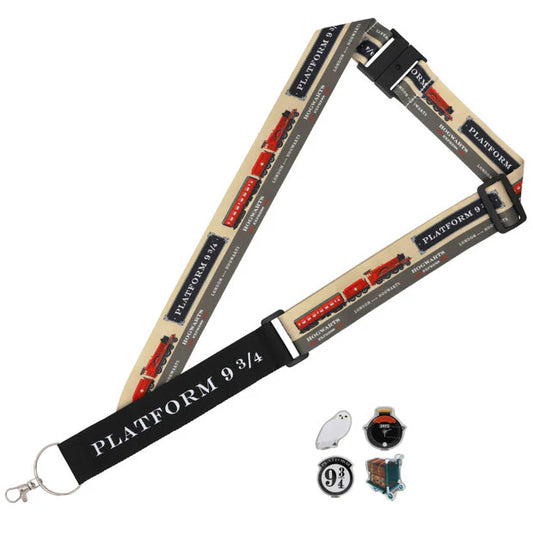 Universal Studios Japan - The Wizarding World of Harry Potter - Platform 9 and 3/4 - Pin & Lanyard Set