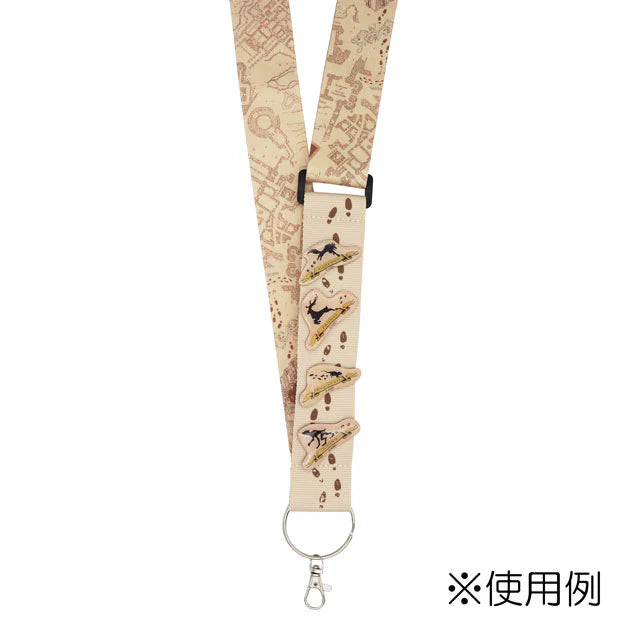 Universal Studios Japan - The Wizarding World of Harry Potter - Marauders Map - Pin & Lanyard Set