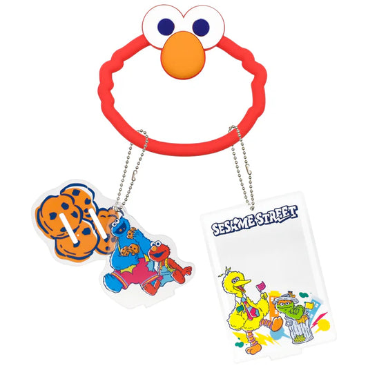MAY 1 PREORDER - Universal Studios Japan - 25th Anniversary - Sesame Street - Keychain & Hand Strap Set