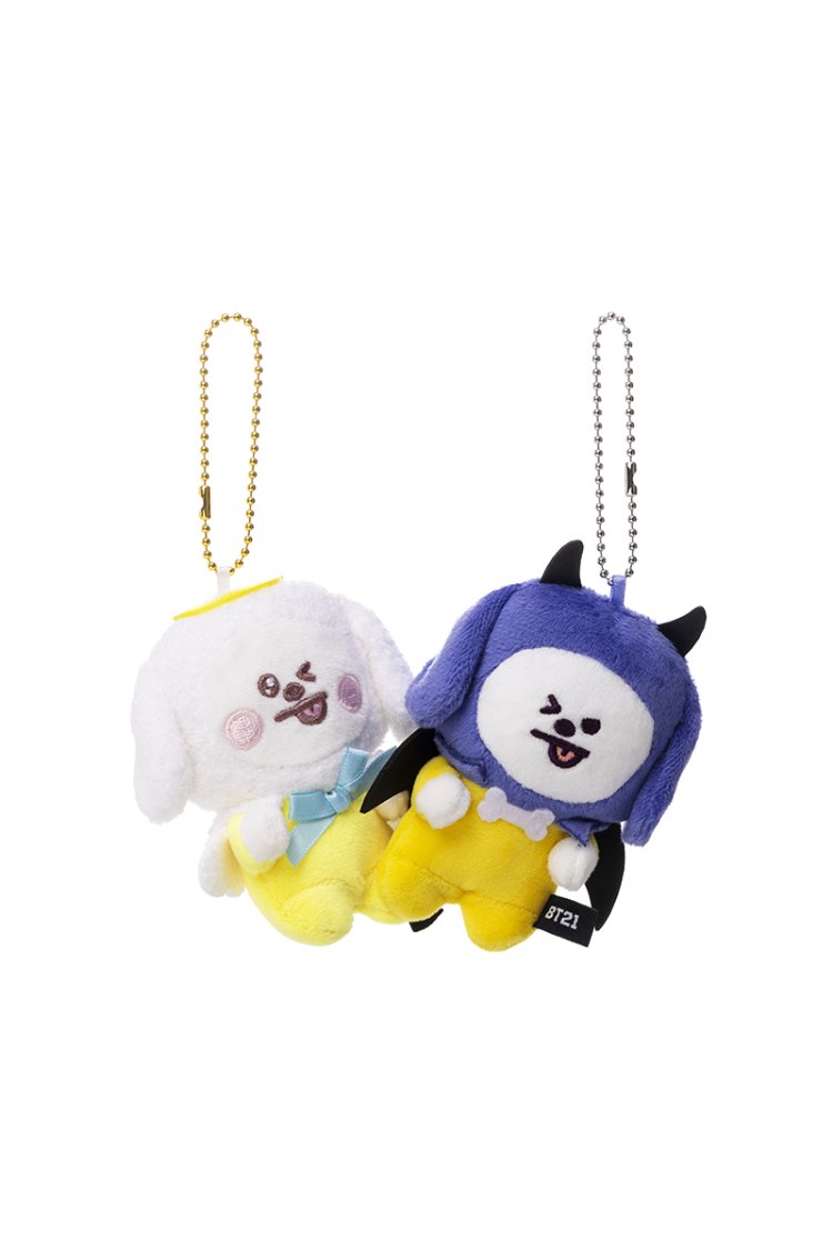 BT21 - Anegl&Villain Plush Keychain Set