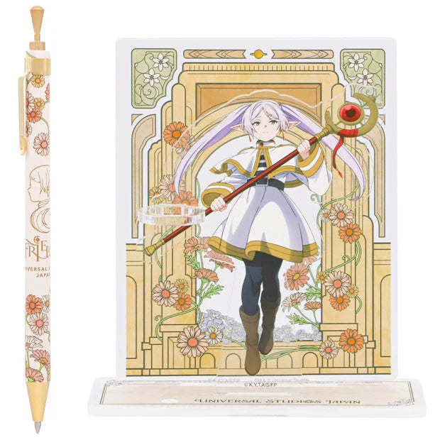 Universal Studios Japan - Frieren: Beyond Journey's End - Acrylic Pen Stand & Ballpoint Pen