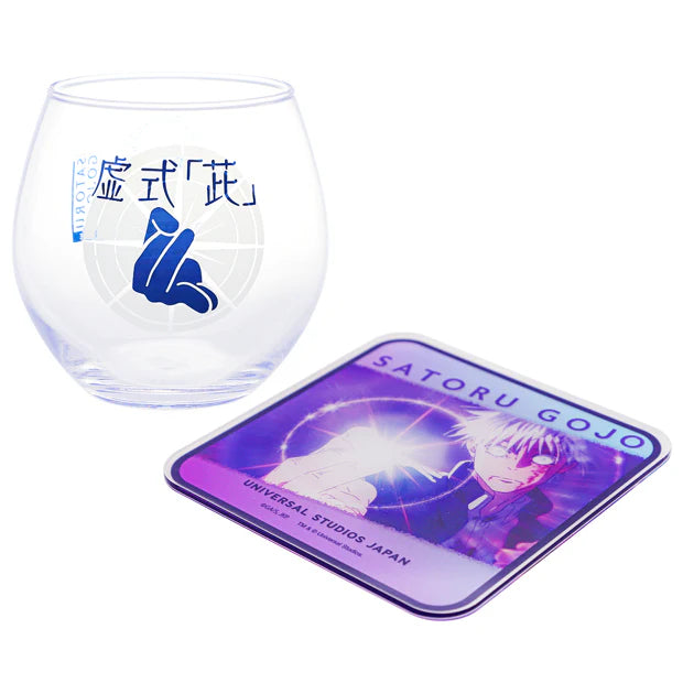 Universal Studios Japan - Jujutsu Kaisen - Gojo Satoru - Glass and Coaster Set