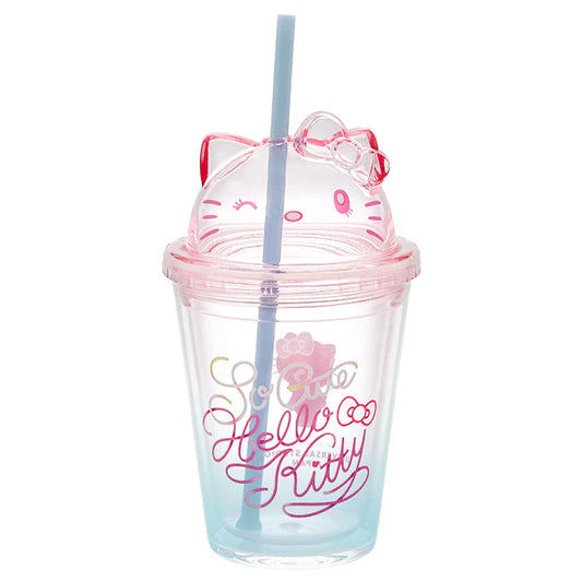 Universal Studios Japan - Hello Kitty - Tumbler with Straw
