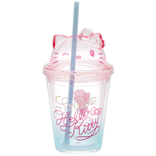 Universal Studios Japan - Hello Kitty - Tumbler with Straw