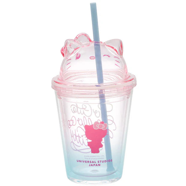 Universal Studios Japan - Hello Kitty - Tumbler with Straw