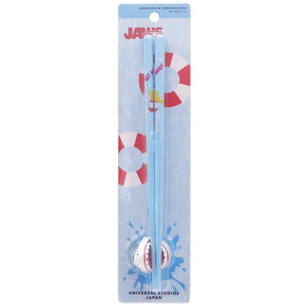 Universal Studios Japan - Jaws - Chopsticks & Chopstick Rest Set