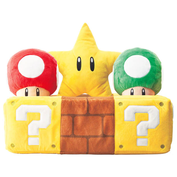 MAY 1 PREORDER - Universal Studios Japan - Super Nintendo World - Question Mark Block Cushion