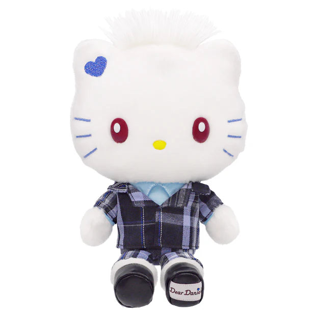 Universal Studios Japan - Hello Kitty - Dear Daniel - Blue Plaid Plush - Small Size