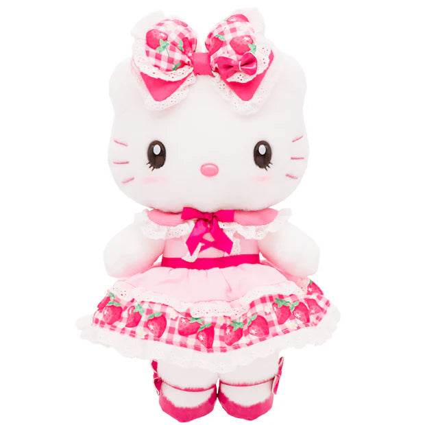 Universal Studios Japan - Hello Kitty - Strawberry Plush - Medium Size