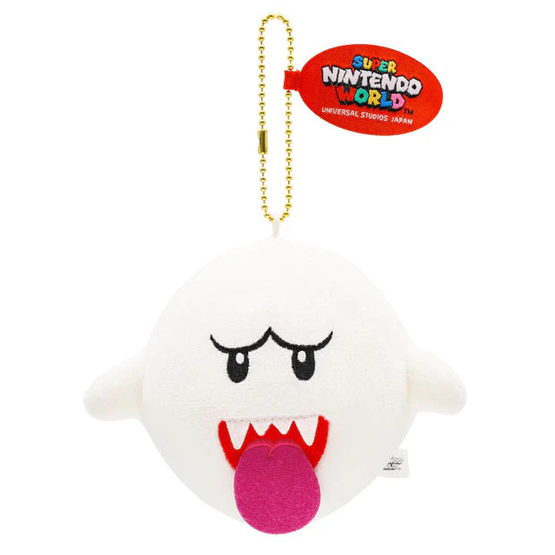 MAY 1 PREORDER - Universal Studios Japan - Super Nintendo World - Boo - Plush Keychain