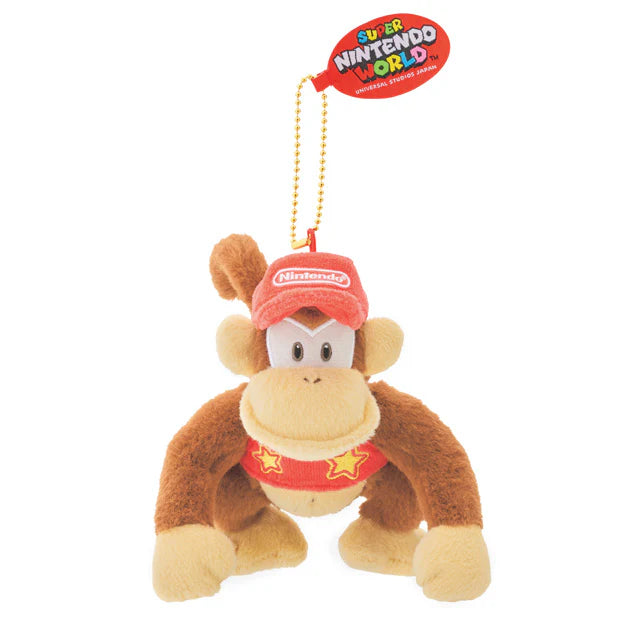 MAY 1 PREORDER - Universal Studios Japan - Super Nintendo World - Diddy Kong - Plush Keychain