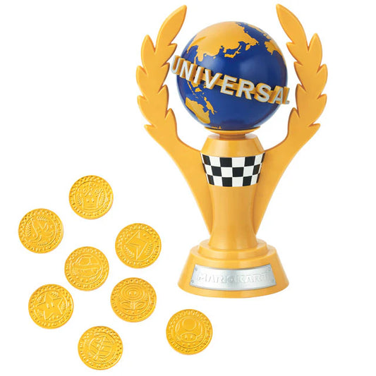 MAY 1 PREORDER - Universal Studios Japan - Globe Trophy - Nintendo - Mario Kart Chocolate Coins