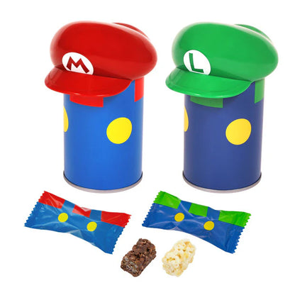 Universal Studios Japan - Super Nintendo World - Mario/Luigi - Chocolate Crunch Can Set (2 cans)