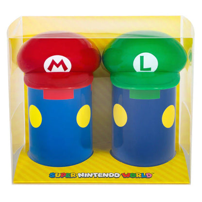 Universal Studios Japan - Super Nintendo World - Mario/Luigi - Chocolate Crunch Can Set (2 cans)