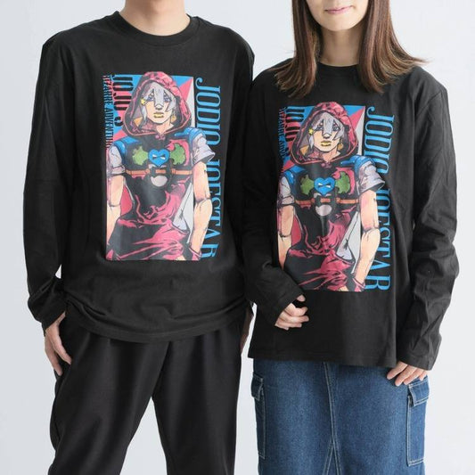 The Jojo World - Jojo's Bizarre Adventure - Hirohiko Araki Original Illustration - Long Sleeve T-Shirt:  Jodio Joestar