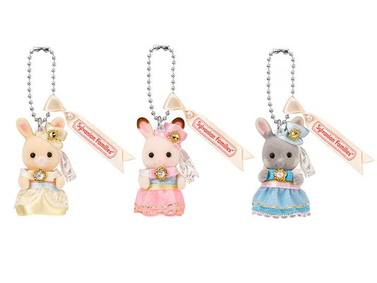 PRE ORDER - Sylvanian Families Exhibition - 40th Limited Excellent Dress Up Set - Mystery Rabbit, Chocolate Rabbit, and Sea Breeze Rabbit Baby