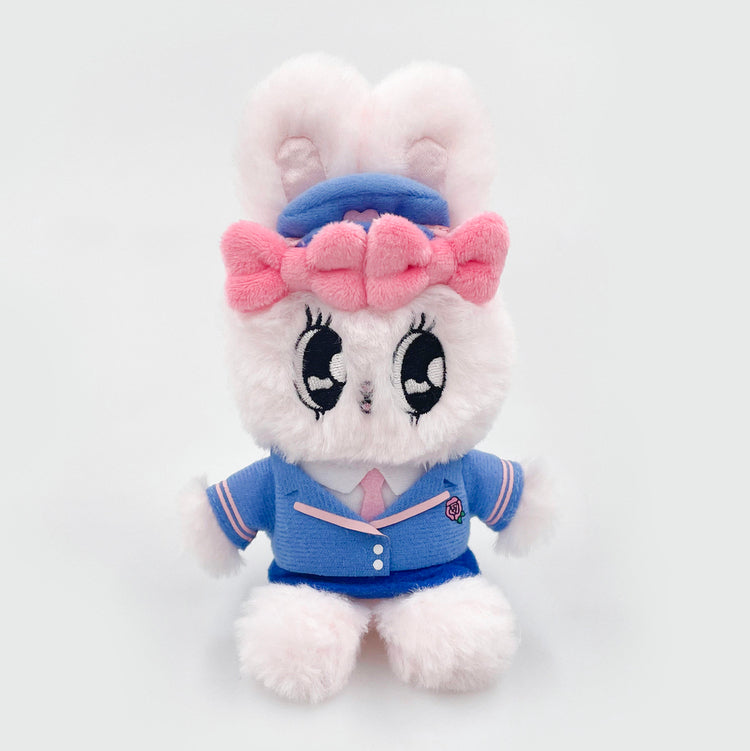 Esther Bunny Japan - Ribbon Bunny  - Station Attendant - Plush Keychain