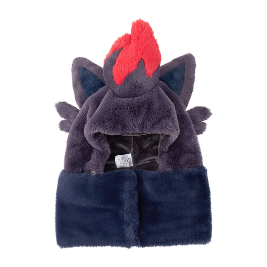 Pokemon Center Japan - Pokémon Magic Hour Illusion! Halloween 2026 - Reversible Hooded Neck Warmer - Zorua & Zoroark