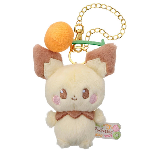 Japan Pokemon Center - PokePeace -  Plush Chain Mascot (Colorful Ver.) / Pichu