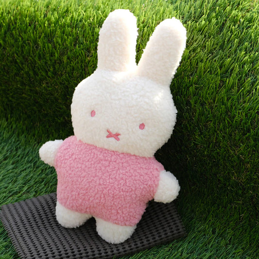 Miffy Japan -  Fluffy Plush Toy Cacao - Strawberry Chocolate