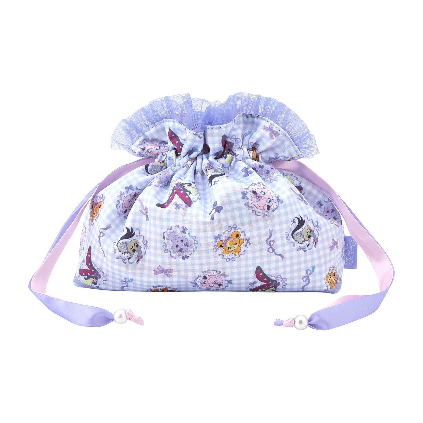 Japan Pokemon Center Original - Reversible drawstring bag - Don't Attack Me