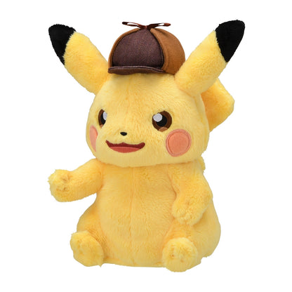 Japan Pokemon Center Original -Talking Plush Toy: Detective Pikachu Returns - Pikachu