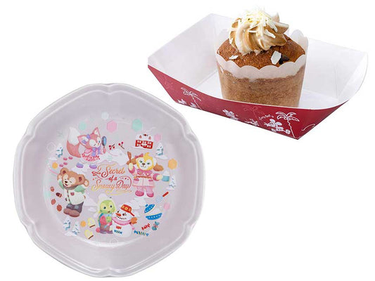 NOV 5 PREORDER - Disneysea Limited - Duffy & Friends - Secret Of a Snowy Day - Souvenir Plate