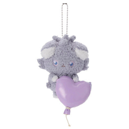 Japan Pokemon Center - PokePeace -  Mellow Heart - Plush Keychain - Espurr