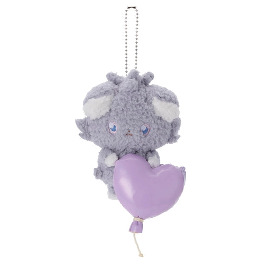 Japan Pokemon Center - PokePeace -  Mellow Heart - Plush Keychain - Espurr