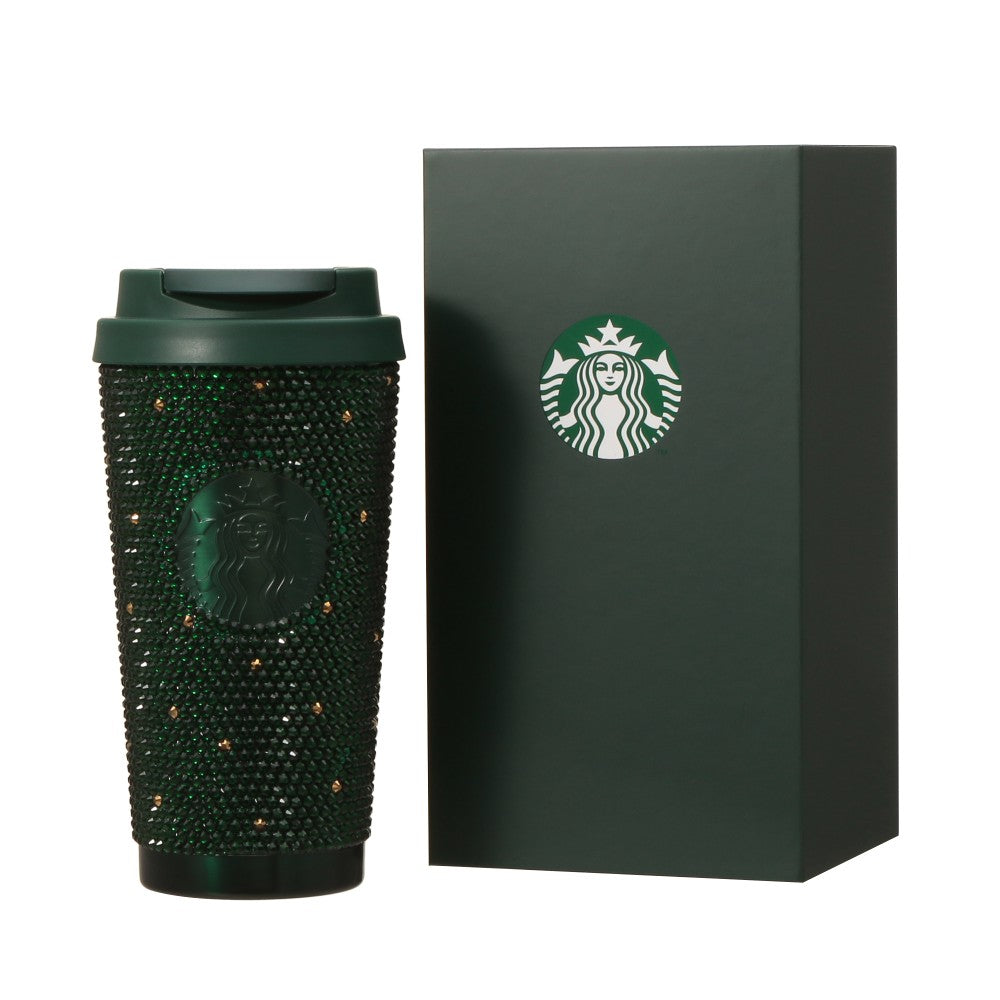 Starbucks Japan - Holiday 2025 Stainless Steel Tumbler with Rhinestones - 473ml