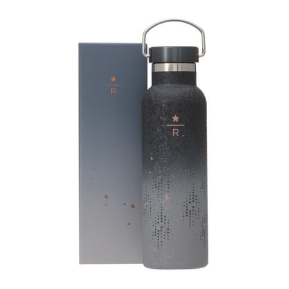 Starbucks Reserve Japan - Sakura 2026 - Stainless Steel Bottle - Blue Gray Glitter - 591ml