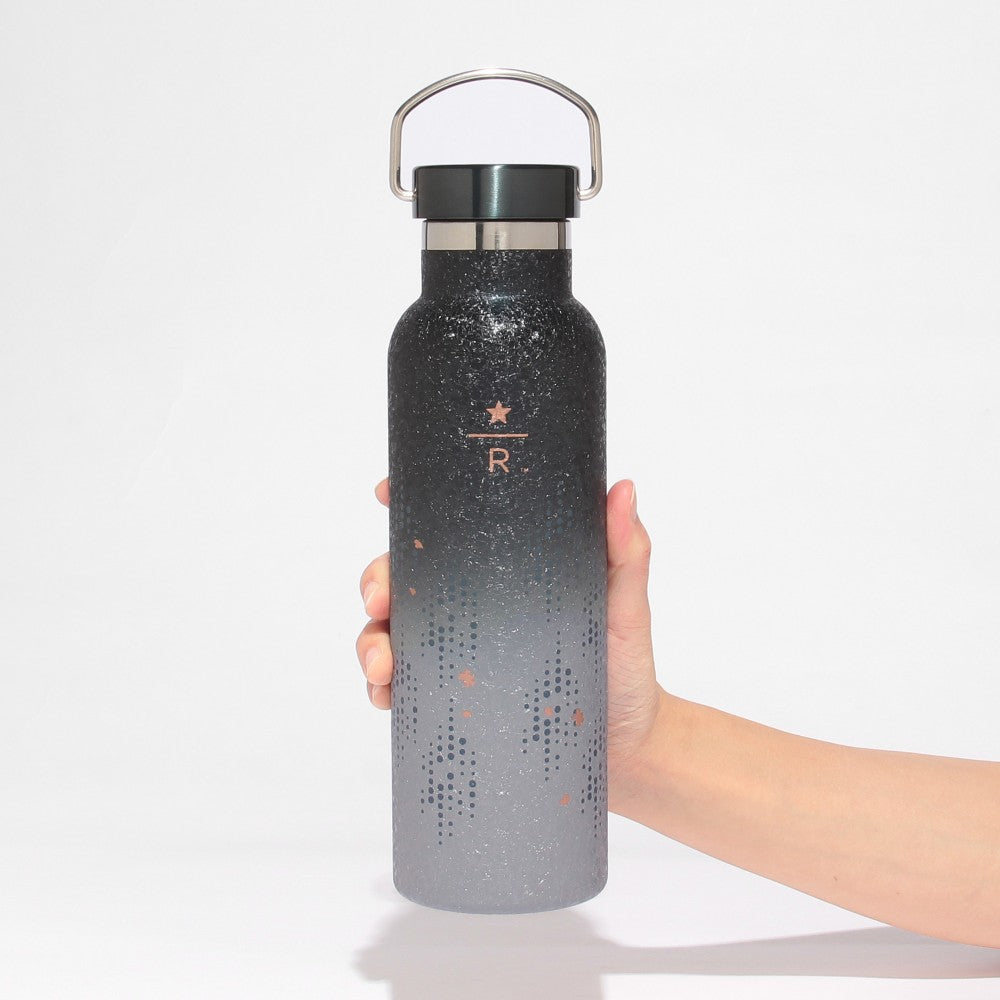 Starbucks Reserve Japan - Sakura 2026 - Stainless Steel Bottle - Blue Gray Glitter - 591ml