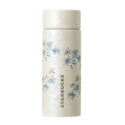 Starbucks Japan - Sakura 2026 - Twinkle Gently -  Stainless Steel Bottle - Shell White - 355ml