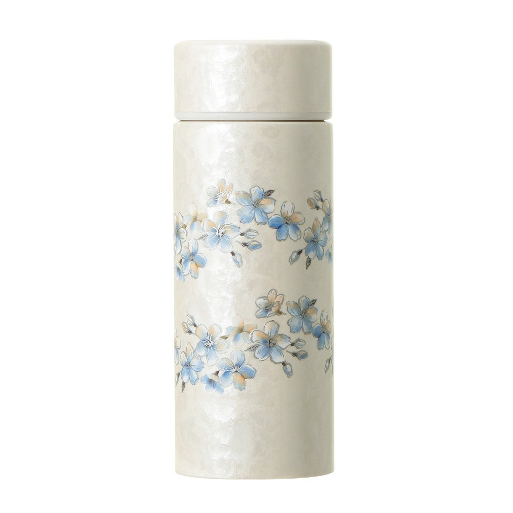 Starbucks Japan - Sakura 2026 - Twinkle Gently -  Stainless Steel Bottle - Shell White - 355ml
