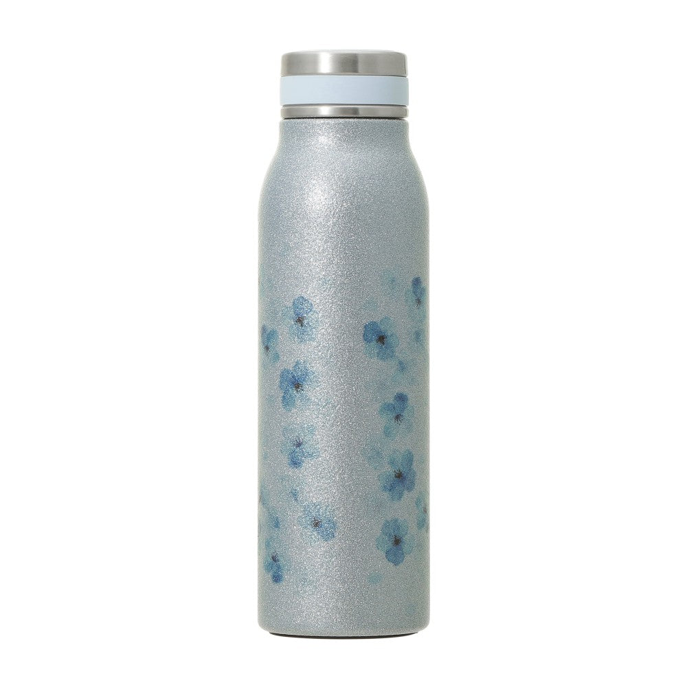 Starbucks Japan - Sakura 2026 - Twinkle Gently - Stainless Steel Bottle Glitter Airy Blue - 444ml