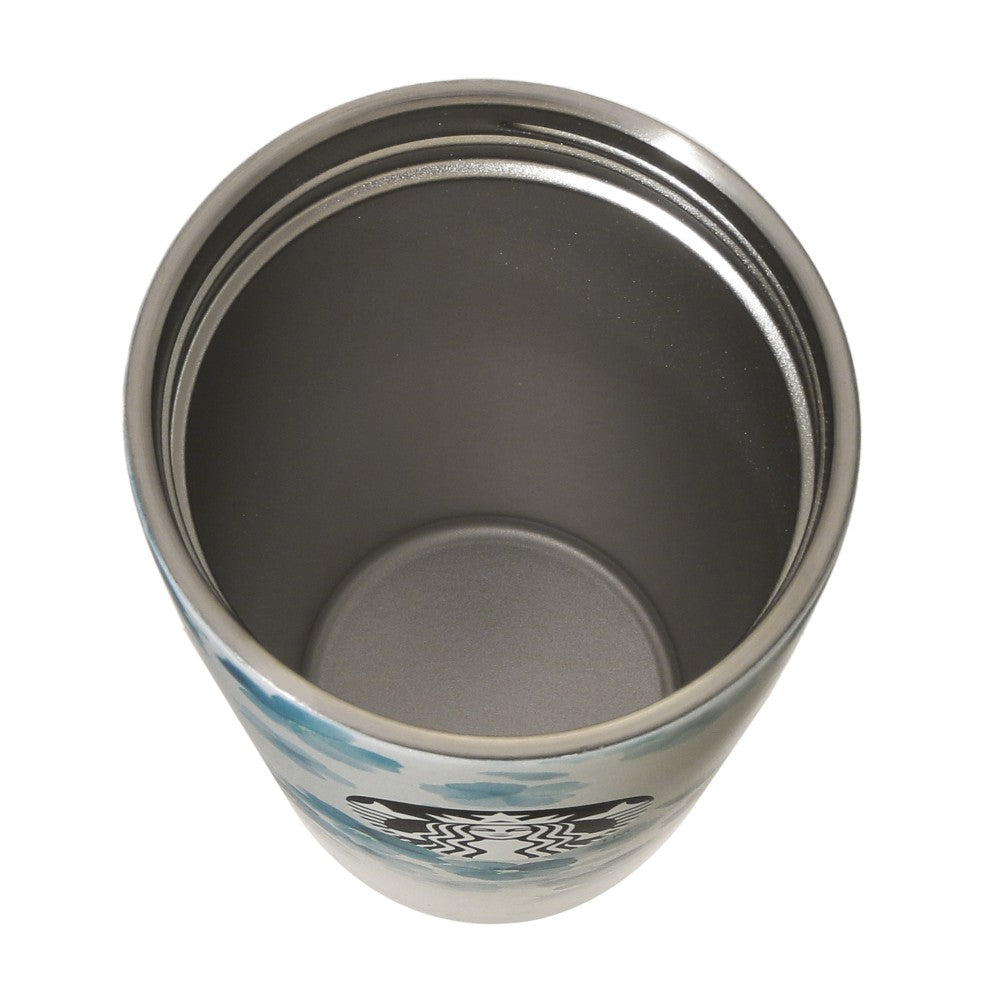 Starbucks Japan - Sakura 2026 - Twinkle Gently - Strap Cup Shape Stainless Steel Bottle - Airy Blue 355ml